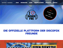 Tablet Screenshot of discofoxberlin.de